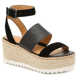 Crown Vintage Daylen Platform Espadrille Sandals size 9